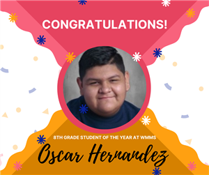 Oscar Hernandez Student of the Year